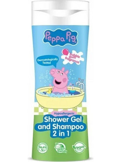 Disney Peppa Pig Παιδικό Φυτικό Σαμπουάν & Αφρόλουτρο 300ml