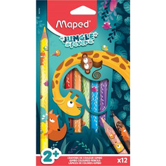 Maped Jungle Fever Ξυλομπογιές Σετ 12τμχ
