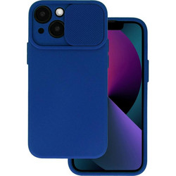 Powertech Camshield Soft Back Cover Navy Blue (iPhone 14 Plus)
