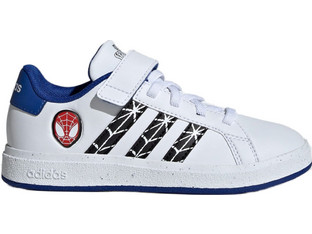 Adidas Grand Court Spider-Man Παιδικά Sneakers Λευκά IF0925