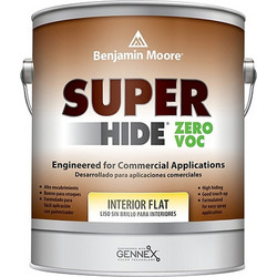 Benjamin Moore Super Hide Zero VOC Πλαστικό Χρώμα Εσωτερικού Χώρου Βάση 3 Ματ 3.78lt