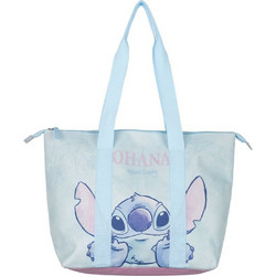 Cerda Lilo & Stitch Υφασμάτινη Τσάντα Θαλάσσης Ώμου Γαλάζια 32x48cm 2100005142