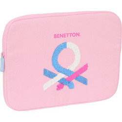 Benetton Sleeve θήκη Laptop 15.6" Pink