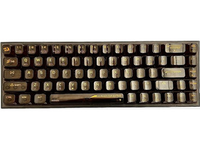 Redragon K631CT Pro Μηχανικό Gaming Πληκτρολόγιο 60% με Custom Red Διακόπτες RGB Black