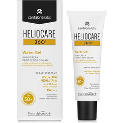 Heliocare 360 Water Gel Αντηλιακό Gel Προσώπου Αντιγηραντικό SPF50 50ml