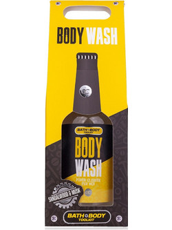 Accentra Sandalwood & Musk Beer Bottle Ανδρικό Αφρόλουτρο σε Gel 360ml