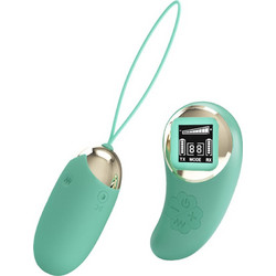 Pretty Love Mine Vibrating Egg Δονητής Egg για Ζευγάρια με Τηλεχειριστήριο Πράσινος