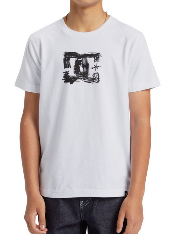 DC Παιδικό T-Shirt Κοντομάνικο Λευκό ADBZT03252-WBB0