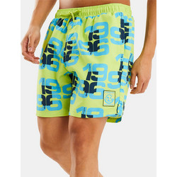 Nautica Ανδρικό Μαγιό Σορτς με Σχέδιο Lime 3NCN7M01414-532
