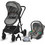 Smart Baby Ago Καρότσι Μωρού 3 σε 1 Grey