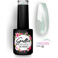 Gellie Unicorn 03 Cat Eye Ημιμόνιμο Βερνίκι Νυχιών