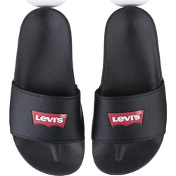 Levi's Ανδρικές Παντόφλες Καλοκαιρινές Κολυμβητηρίου Μαύρες 235642-794-59