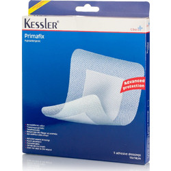 Kessler Primafix Αποστειρωμένες Αυτοκόλλητες Γάζες 14x14cm 5τμχ