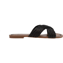 Jessica Simpson Elaney Δερμάτινα Γυναικεία Σανδάλια Μαύρα