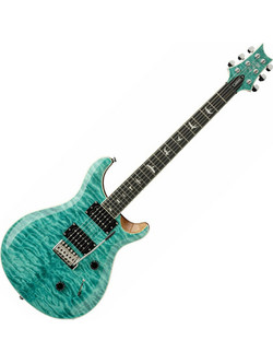 PRS Guitars SE Quilt CU24 PKG Ηλεκτρική Κιθάρα Double Cut με HH Μαγνήτες και Ταστιέρα Ebony Turquoise
