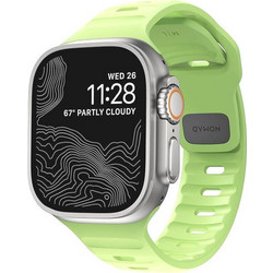 Nomad Sport Λουράκι Σιλικόνης Glow in the Dark Lime (Apple Watch 42 / 44 / 45 / 49mm)
