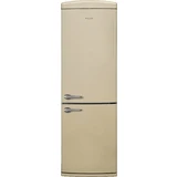 Finlux FXCARE 373020 BEE Retro Ψυγειοκαταψύκτης 331lt Full No Frost Υ186xΠ59.5xΒ65cm Μπεζ