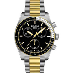 Tissot Ανδρικό Ρολόι Χρονογράφος με Ασημί Χρυσό Μεταλλικό Μπρασελέ T149.417.22.051.00