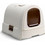 Curver Τουαλέτα Γάτας Κλειστή Μπεζ Μ51xΠ38.5xΥ39.5cm
