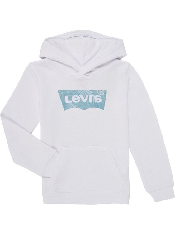Levi's Παιδικό Φούτερ με Κουκούλα Λευκό 8EK810-W1T