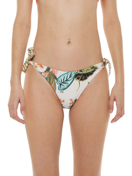 Liu Jo Bikini Slip Floral Λευκό Πράσινο VA4049J6448