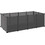vidaXL Περίφραξη Τρωκτικών Μαύρη 144x74x46.5cm