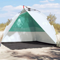 vidaXL Αυτόματη Τέντα Παραλίας Πράσινη 205x200x115cm 4004153