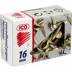 ICO ΔΙΠΛΟΚΑΡΦΑ 100τεμ 16mm