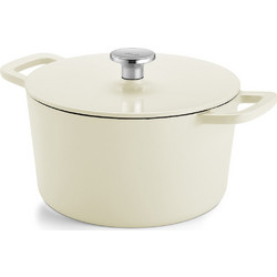 Fissler Moments Collection Ivory Μαντεμένια Κατσαρόλα 24cm