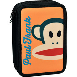 Back Me UP Paul Frank Logo Boys Κασετίνα Γεμάτη με 2 Θήκες Πορτοκαλί 346-87100