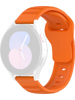 Techsuit W050 Λουράκι Σιλικόνης Orange (Universal 20mm)
