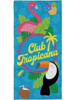 Flamingo Πετσέτα Θαλάσσης Microfibre BTOW01