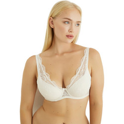 Norddiva Lace Soft Σουτιέν με Μπανέλα Εκρού 8820
