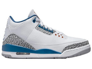 Jordan Air 3 Retro Wizards Ανδρικά Sneakers Μποτάκια Λευκά CT8532-148