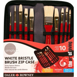 Daler-Rowney Σετ Πινέλα Ζωγραφικής με Θήκη 10τμχ 216949010