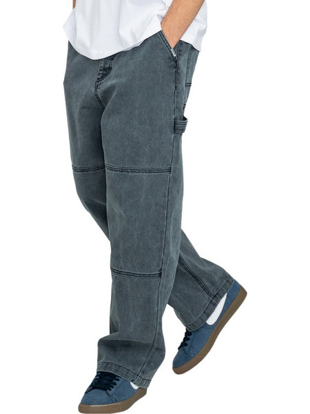 Element Ανδρικό Παντελόνι Relaxed Εφαρμογή Navy Μπλε ELYNP00129-WAA
