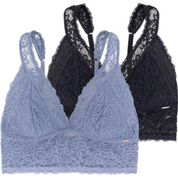 Dorina Bralette χωρίς Μπανέλα Μπλε Μαύρο D000983LA080-2X0201