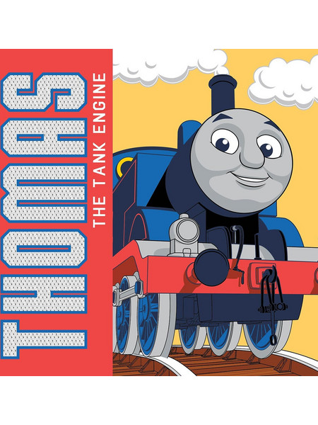Dimcol Disney Thomas 24 Παιδική Πετσέτα Προσώπου / Χεριών 30x30cm Πορτοκαλί Κόκκινη