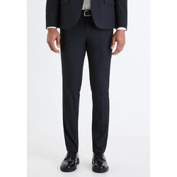 Celio Ανδρικό Παντελόνι Chino Ελαστικό Slim Εφαρμογή Navy Μπλε BOAMAURY