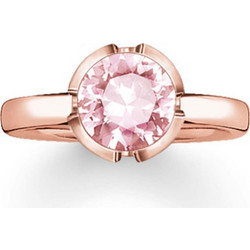 Thomas Sabo Γυναικείο Δαχτυλίδι από Ασήμι Ροζ Χρυσό 034-540-9