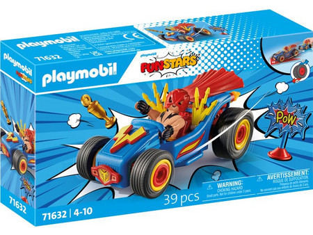 Playmobil Funstars Crazy Kart Υπερήρωας για 4-10 Ετών 71632