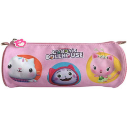 Kids Licensing Gabby's Dollhouse Κασετίνα Βαρελάκι Ροζ GD00046
