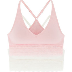 Dorina Bralette με Ελαφριά Ενίσχυση χωρίς Μπανέλα Ροζ Εκρού D001135CK010-2X0141