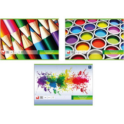 interDRUK Colors Διάφορα Σχέδια Μπλοκ Ζωγραφικής A4 40 Φύλλων 77058