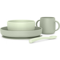 Suavinex Βρεφικό Σετ Φαγητού Σιλικόνης Mint Green BR78513
