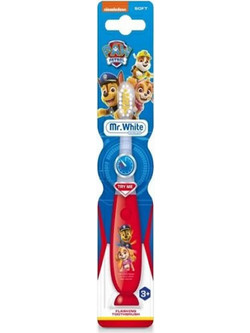 Mr.White Paw Patrol Soft Παιδική Oδοντόβουρτσα Κόκκινη