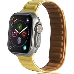 Beline Magnetic Λουράκι Σιλικόνης Yellow (Apple Watch 38 / 40 / 41mm)