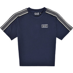 EA7 Παιδικό T-Shirt Κοντομάνικο Navy Μπλε 6DBT56-BJ02Z-1562