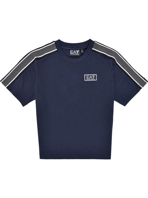 EA7 Παιδικό T-Shirt Κοντομάνικο Navy Μπλε 6DBT56-BJ02Z-1562