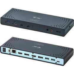 I-tec CADUA4KDOCKPDL USB-C Docking Station με DisplayPort / HDMI 4K PD και Σύνδεση 2 Οθονών